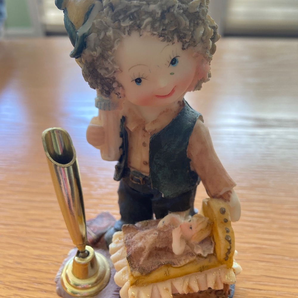 Boy resin figure